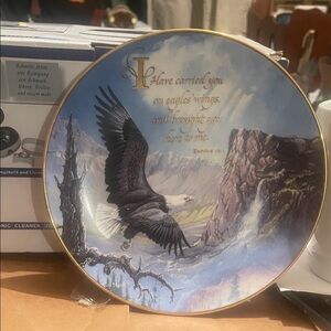 Decorative Plate with Eagle Design